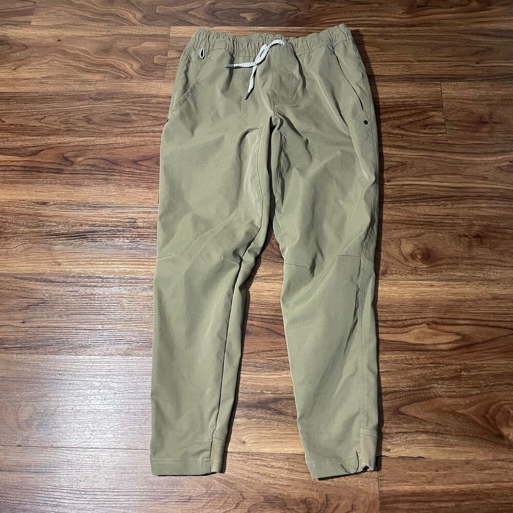 Myles Everyday Pant Jogger Mens S 27" Inseam Dusty Olive Stretch Performance
